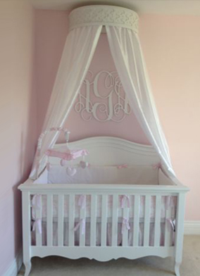 Shabby Chic Bedcrown